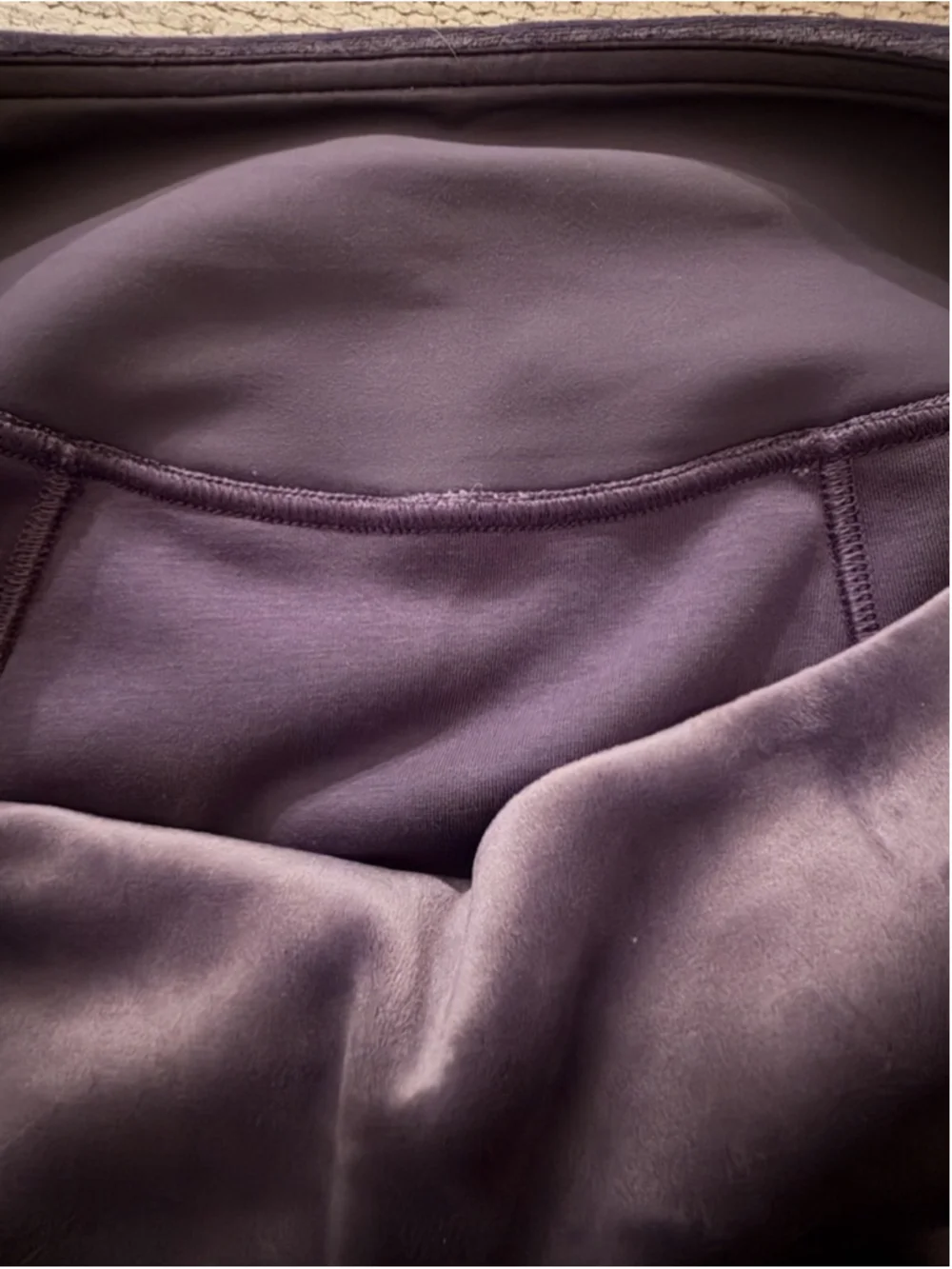 Lululemon Scuba HR Purple Velvet Mini Skirt Sz M